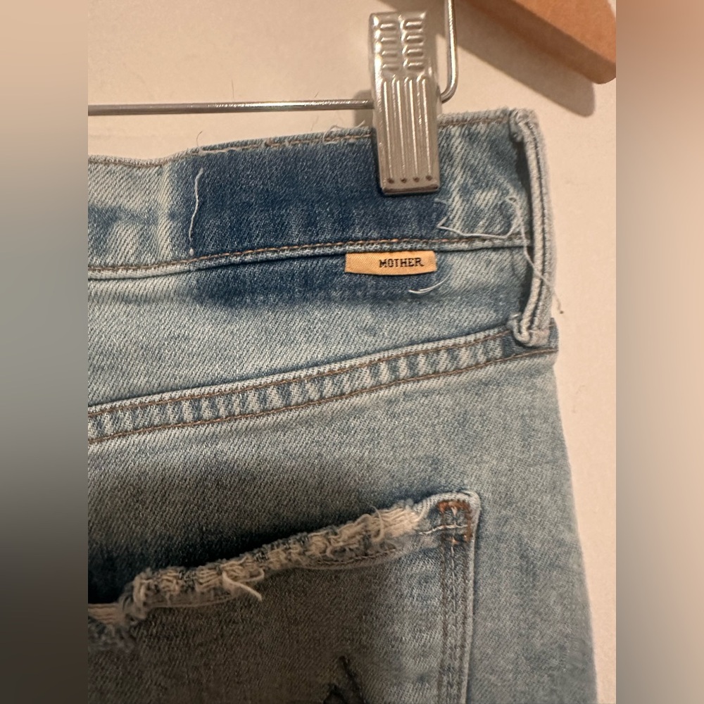 MOTHER Light Blue Denim Midi Skirt - Picture 7 of 10
